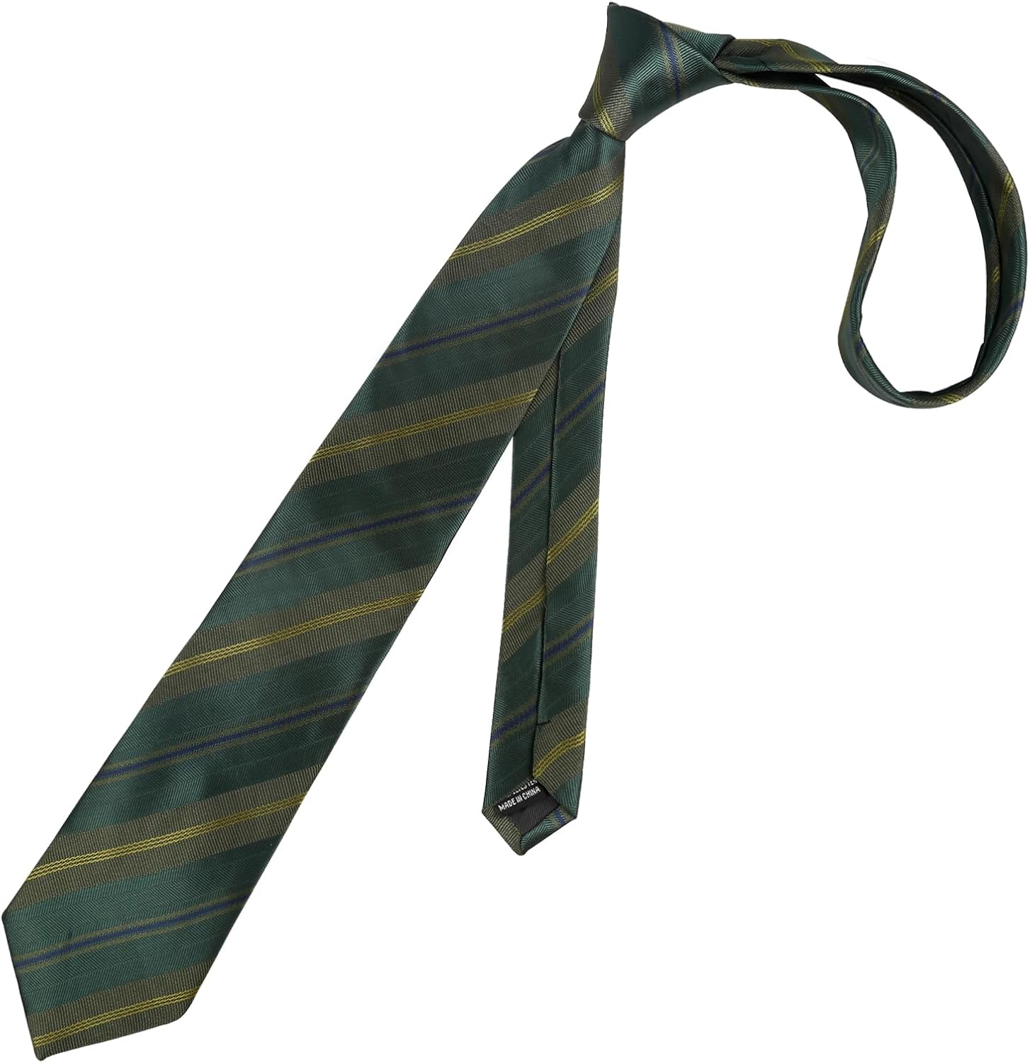 Thumbnail 2 de Alizeal Solid Colour Tie and Pocket Square Set with Cufflinks