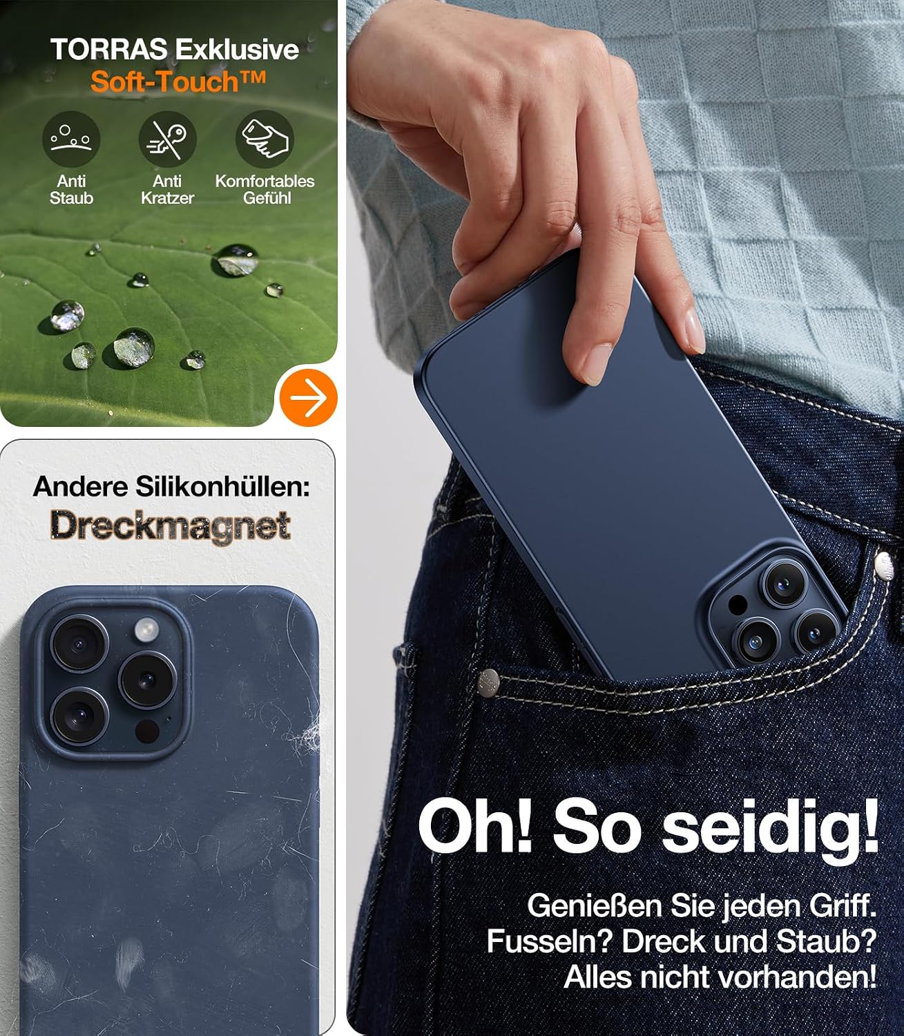 Thumbnail 4 de TORRAS Ultra Dünn Hülle iPhone 15 Pro MagSafe