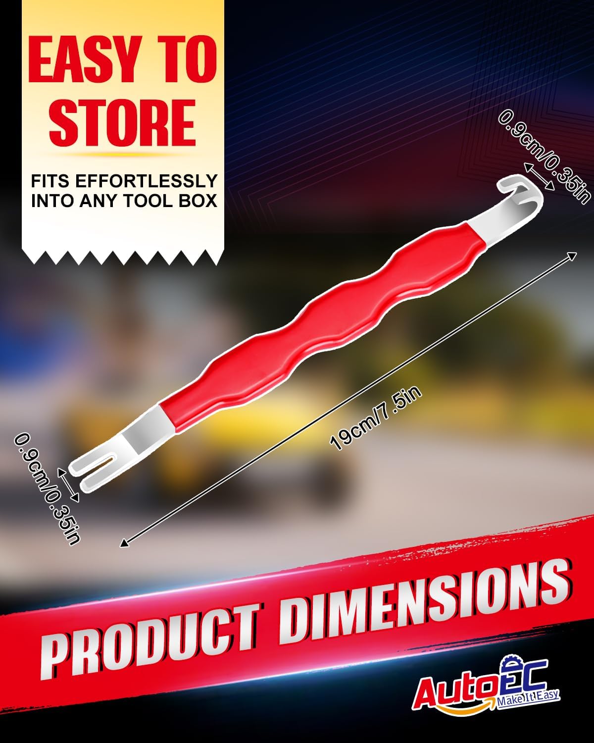 Detalle 1 de AutoEC Electrical Connector Removal Tool, High-Carbon Steel