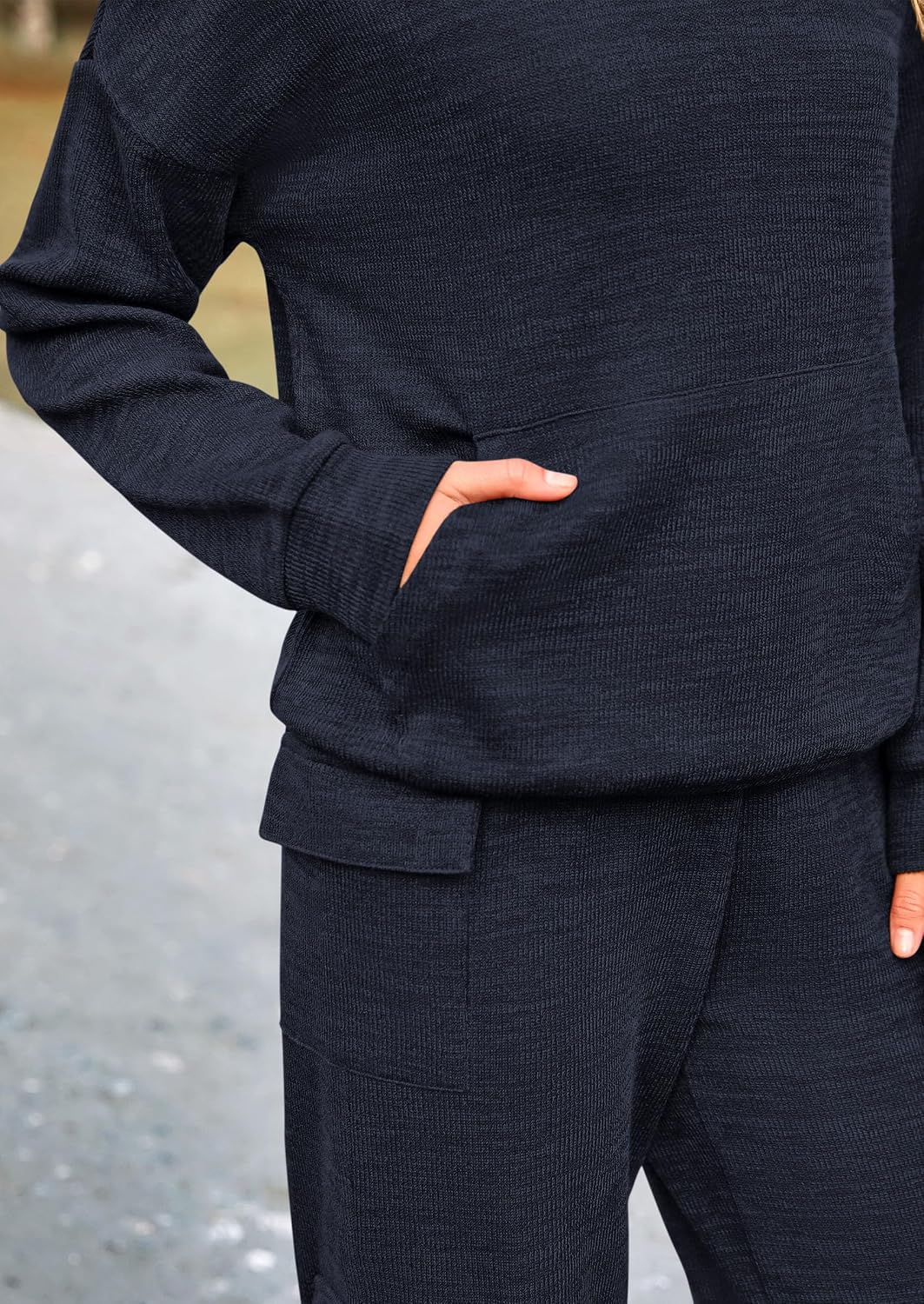 Thumbnail 4 de PRETTYGARDEN 2-Piece Hoodie Tracksuit