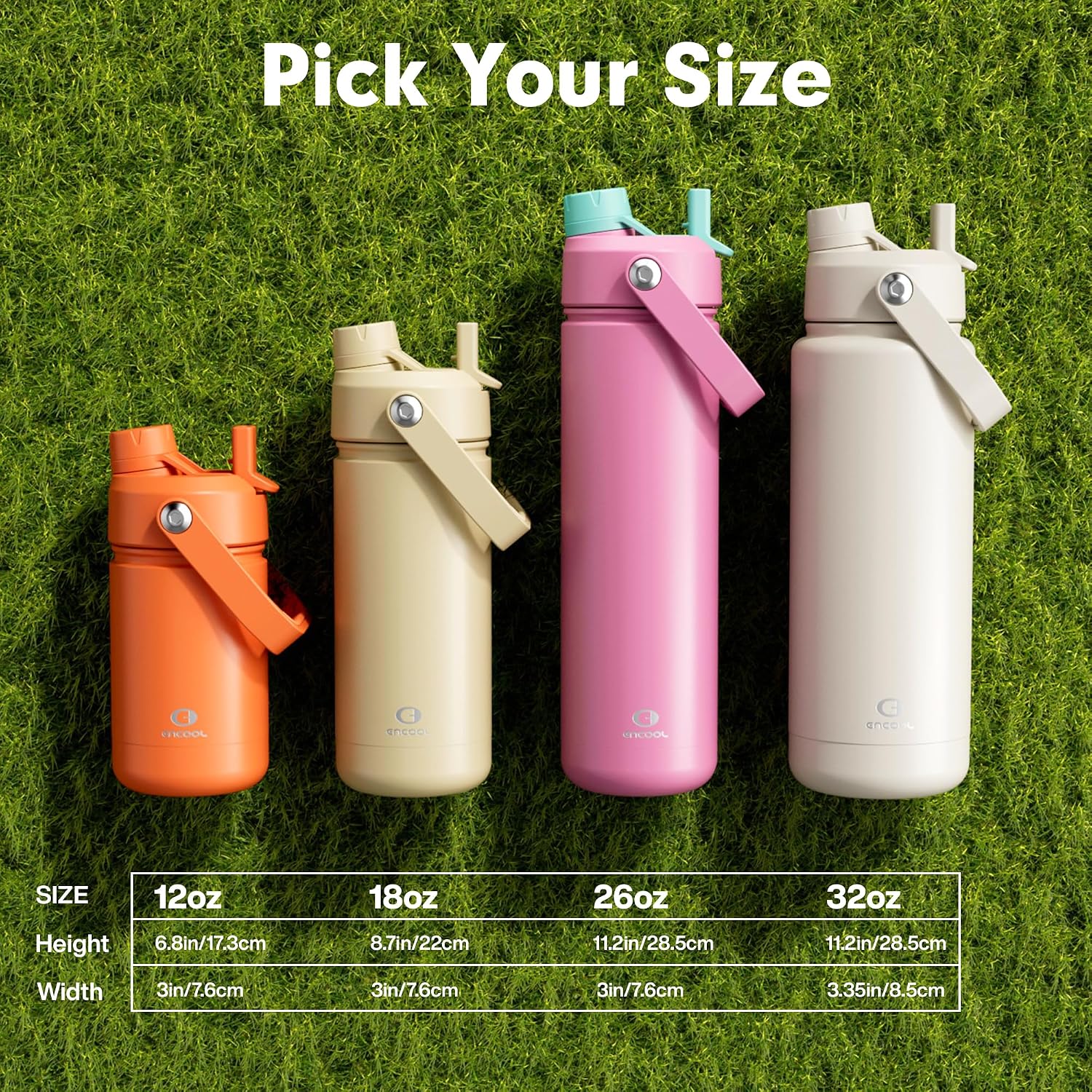 Thumbnail 6 de ENCOOL Insulated Water Bottle 26 oz 🥤