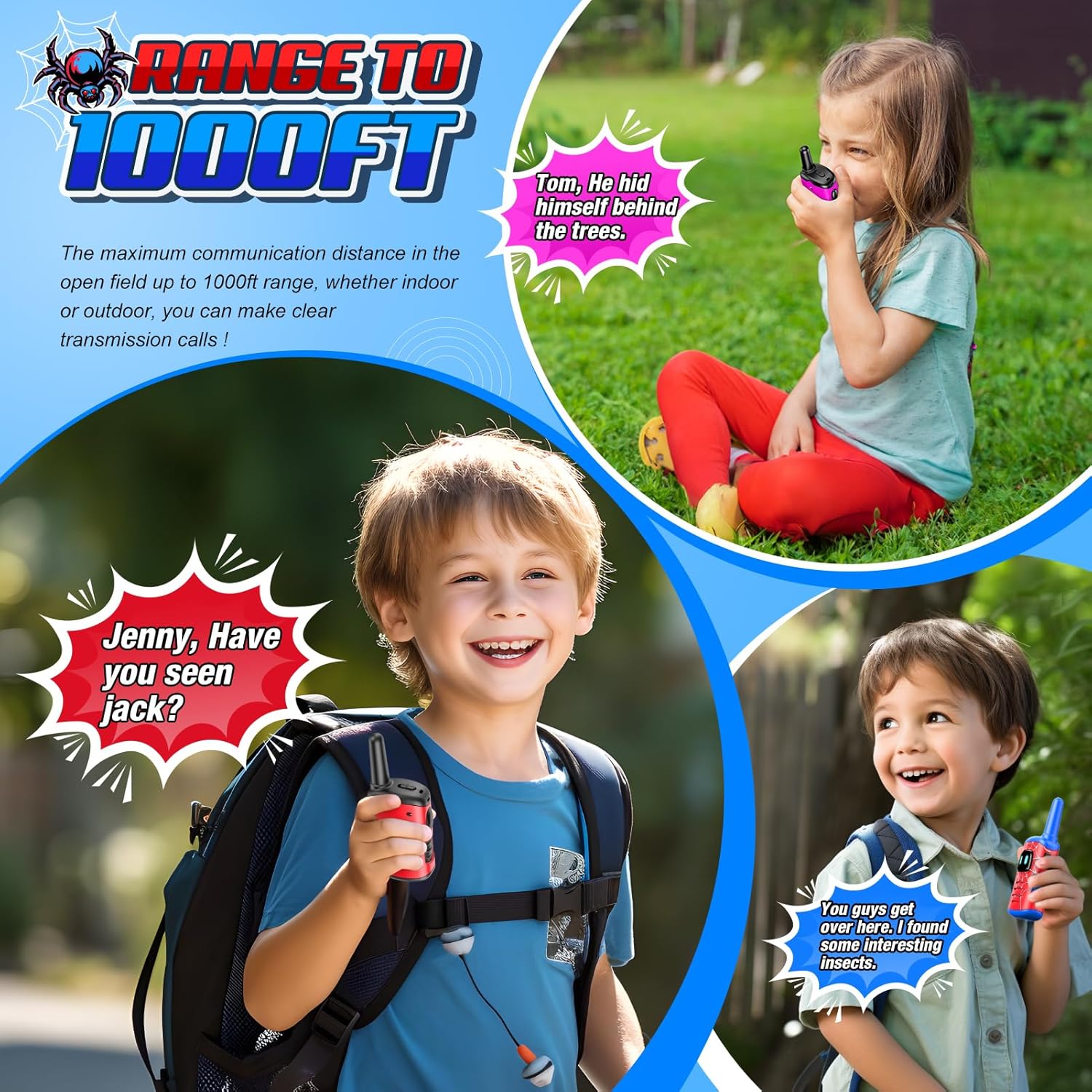 Detalle de Toyokid Walkie Talkie Niños recargable 110 g