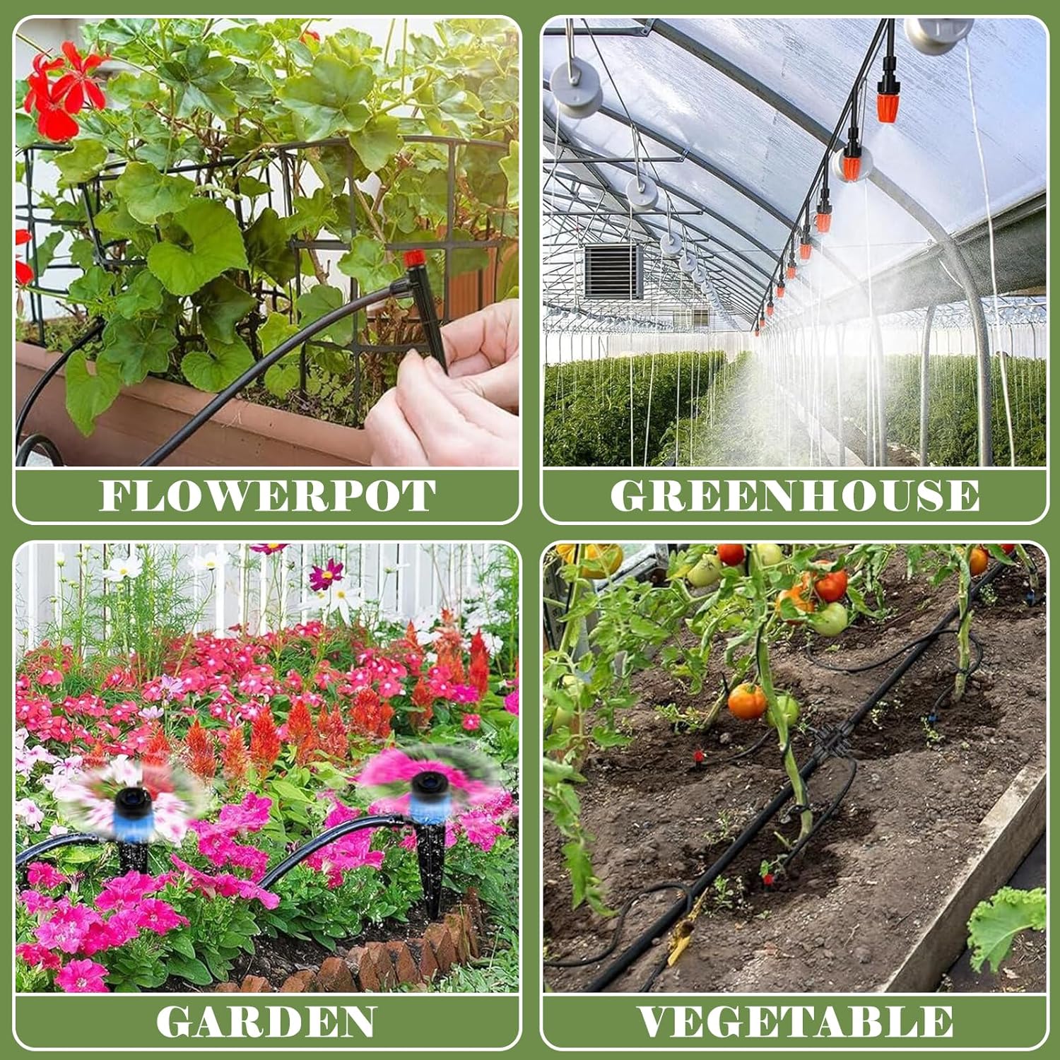 Thumbnail 6 de Irrigation System Kit 240FT automatic drip