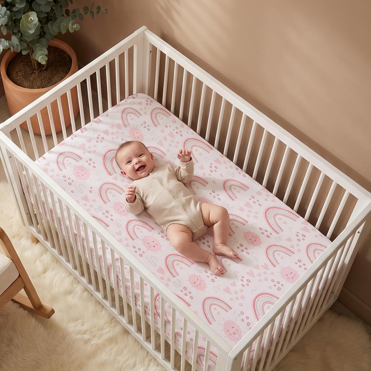 Detalle de Baby Crib Sheets, Microfiber