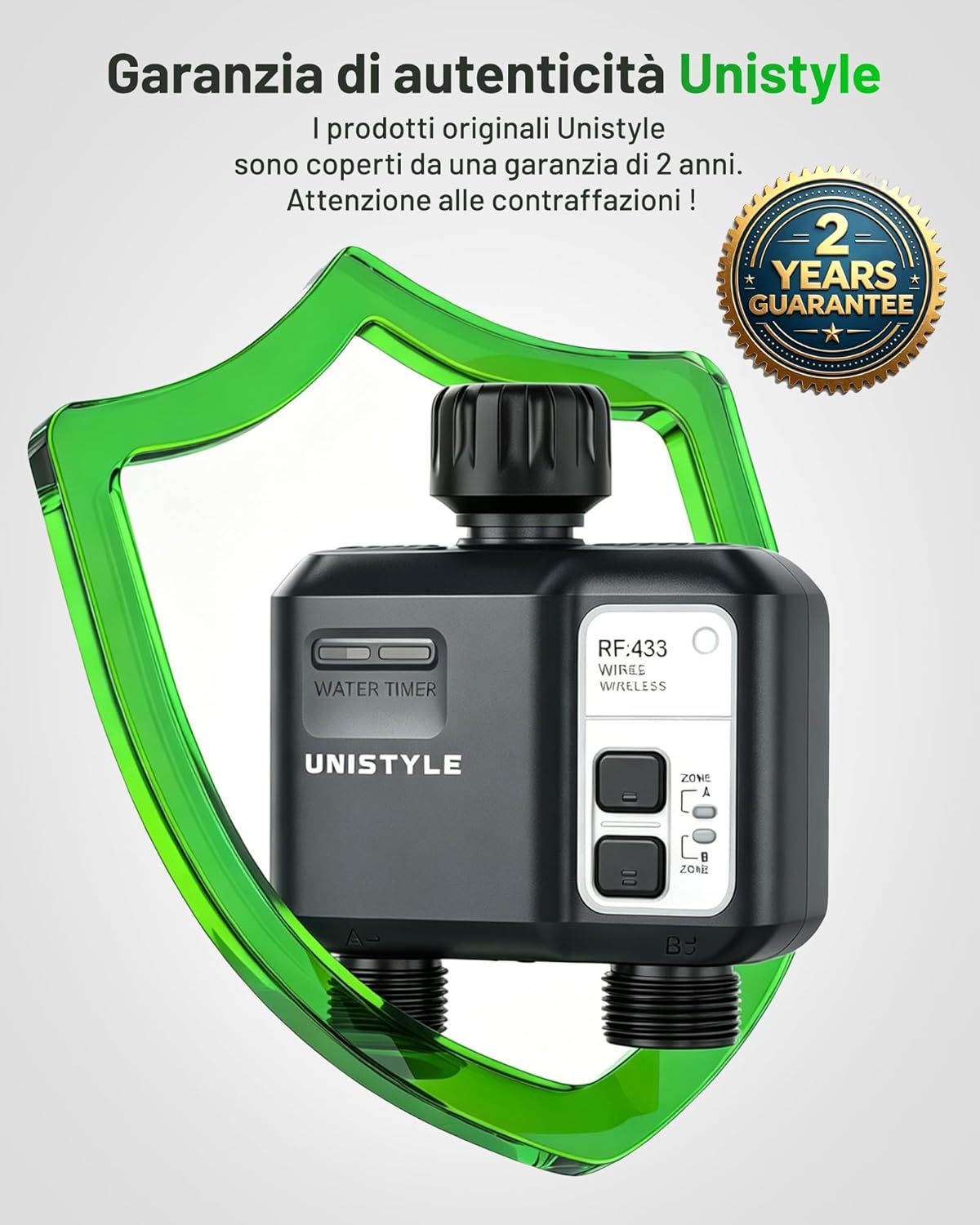 Thumbnail 4 de Centralina Irrigazione WiFi 2 Vie | Controllo remoto e gestione a due zone per giardino