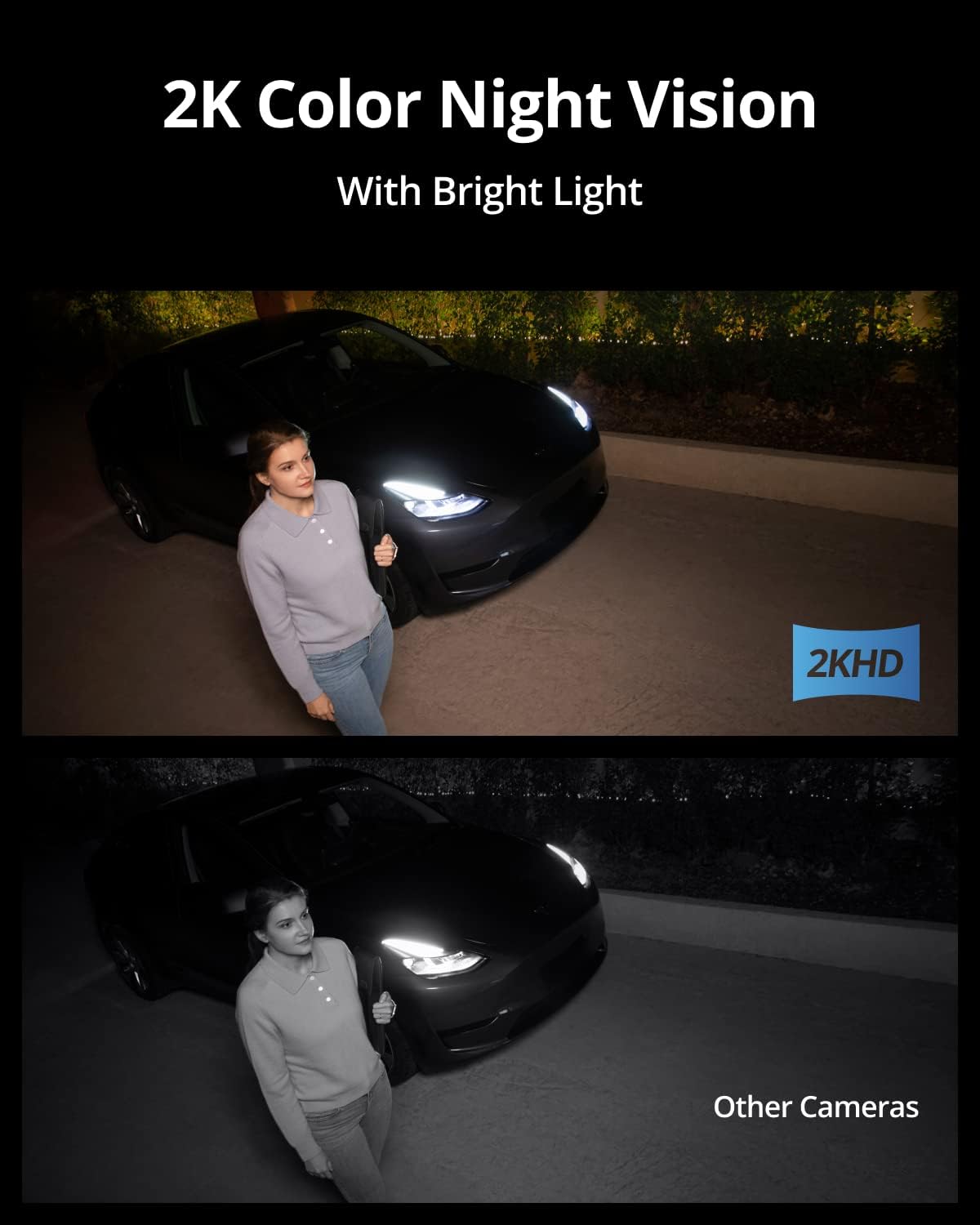 Thumbnail 3 de eufy Security Wired Wall Light CAM S100 cámara 2K iluminación 1200 lúmenes