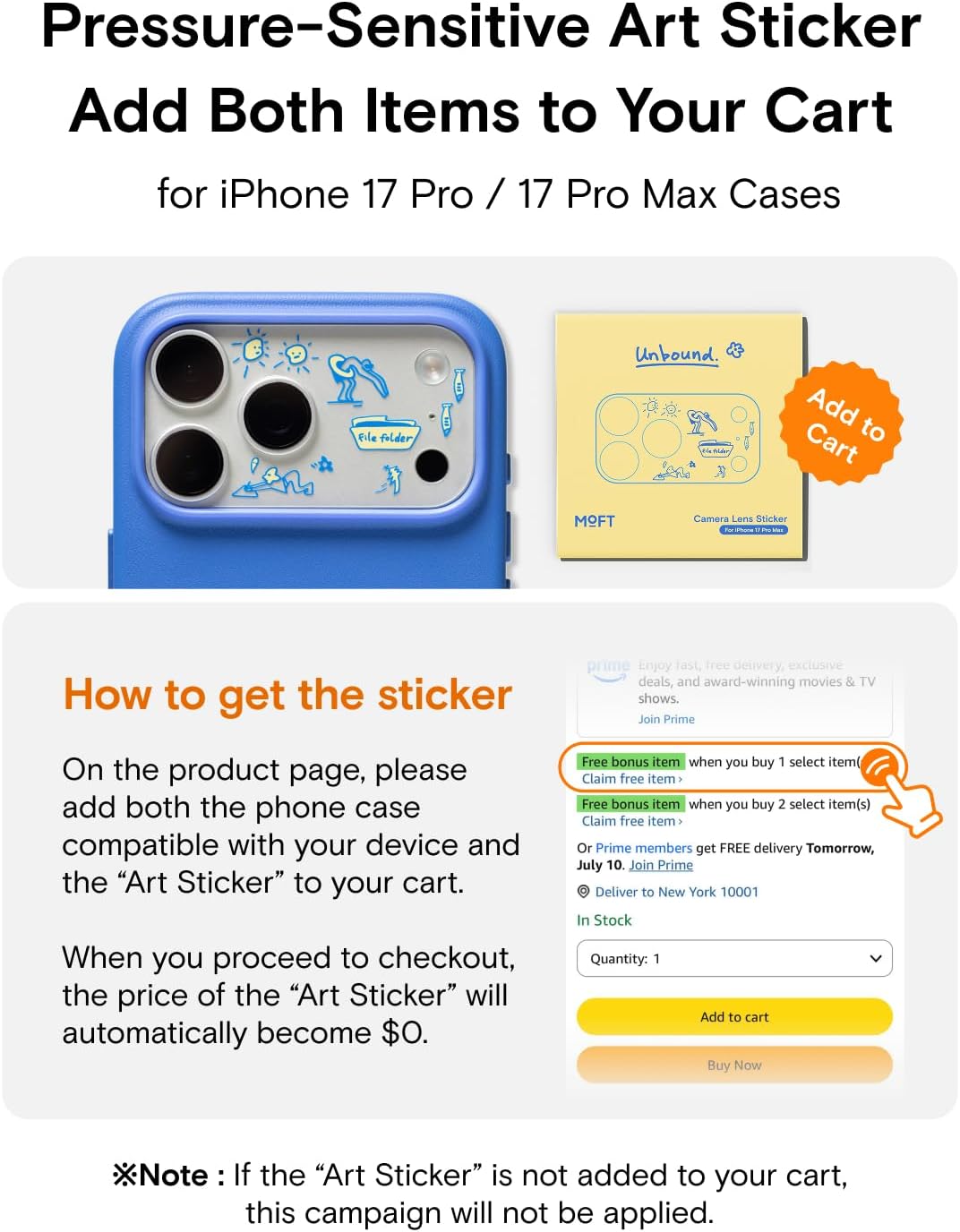 Detalle de MOFT MOVAS Snap Case for iPhone 17 Pro Max (MagSafe Compatible) — Jet Black