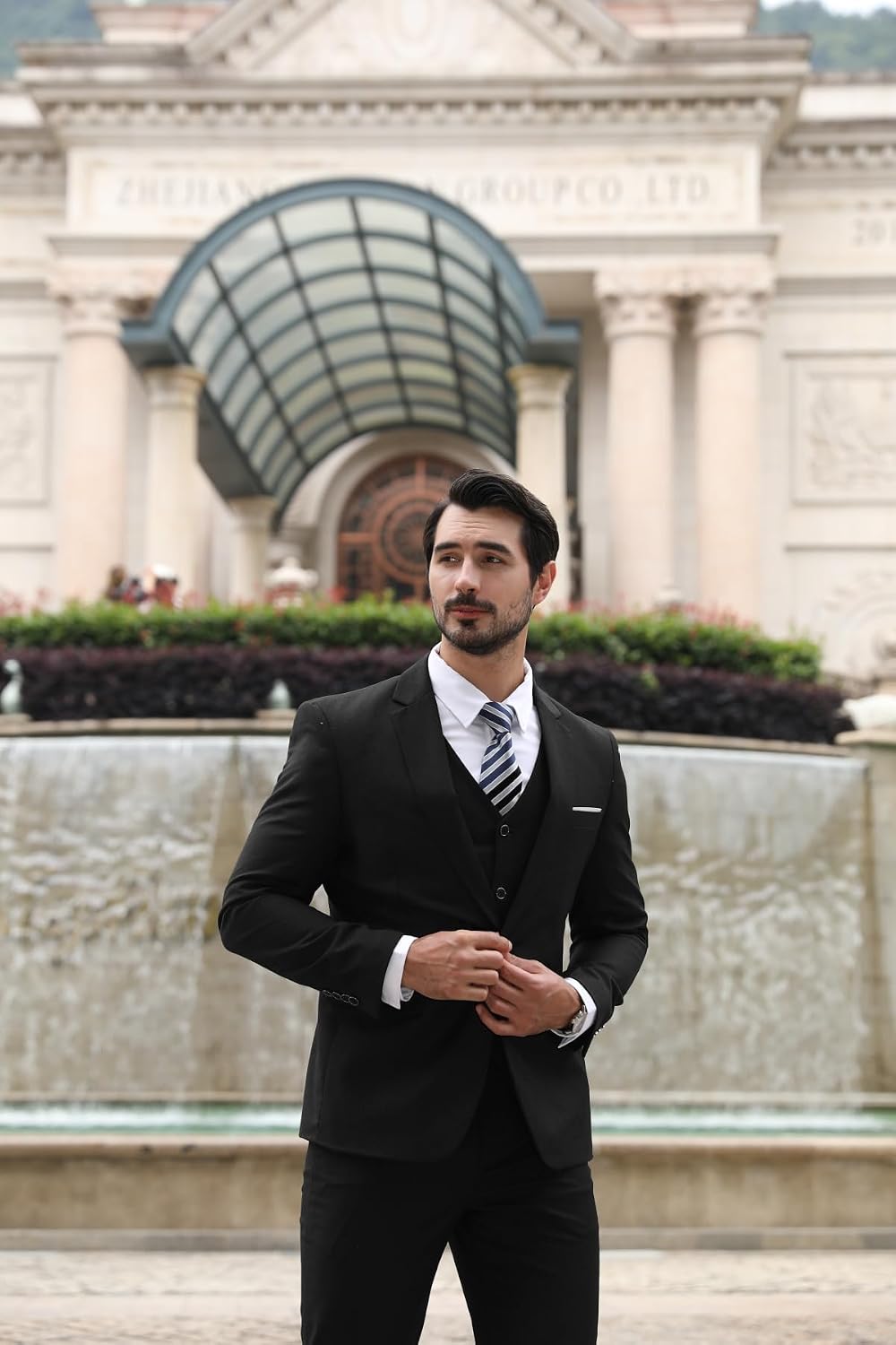 Detalle de Allthemen Abito 3 Pezzi Slim Fit 👔