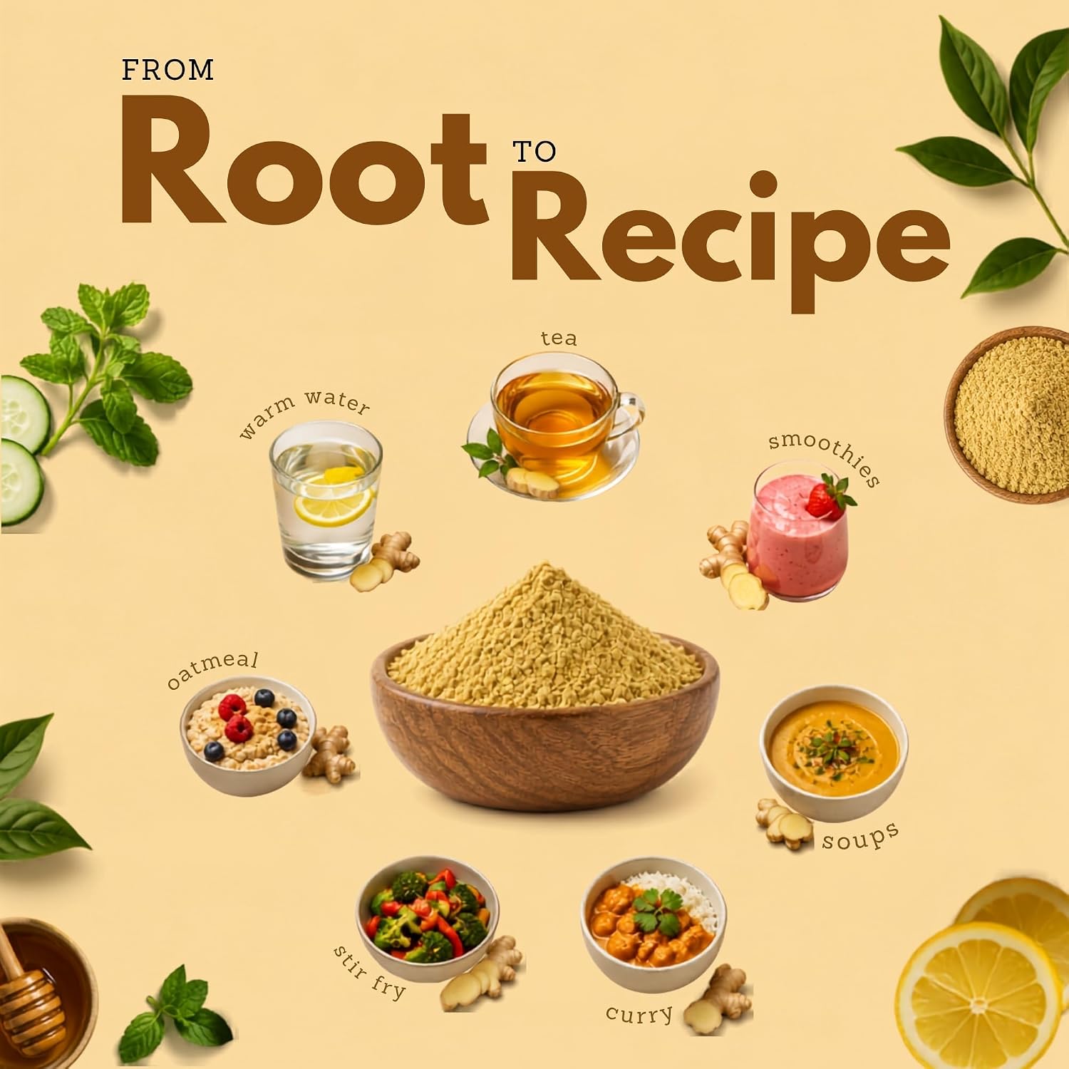 Thumbnail 6 de Vitamatic USDA Organic Ginger Root Powder, 1 lb (16 oz), Ground Zingiber officinale