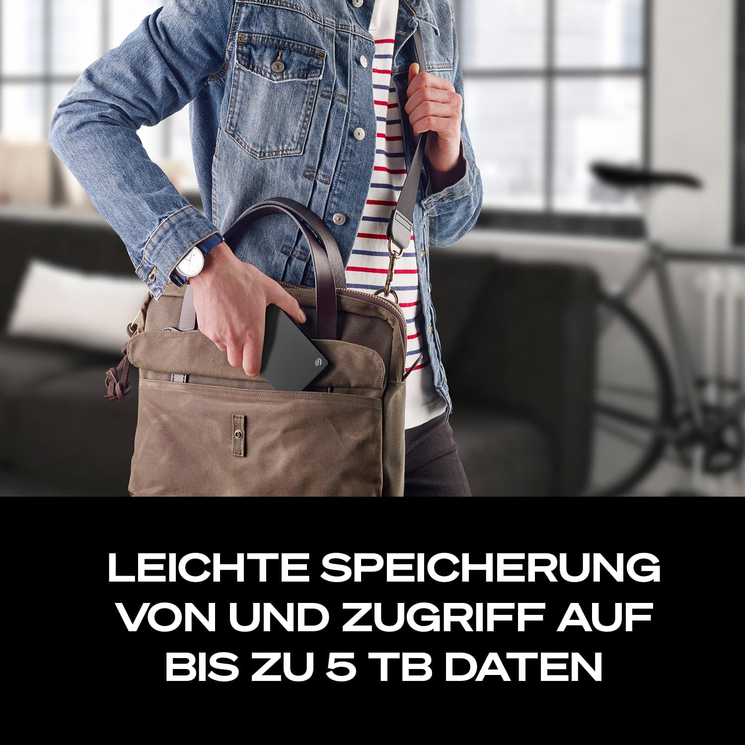 Thumbnail 4 de Seagate Portable Drive 5TB (STGX5000400) – tragbare externe 2,5-Zoll-Festplatte per USB 3.0 inkl. Rescue-Data-Recovery-Service