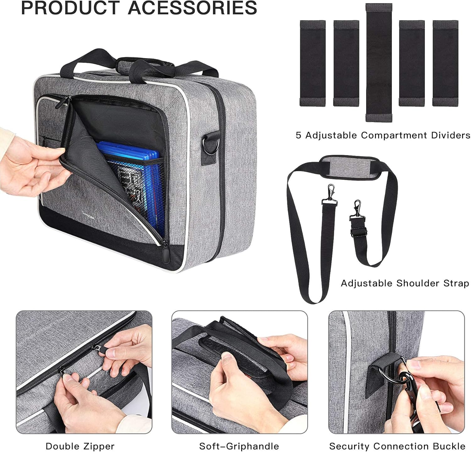 Thumbnail 3 de ZtotopCases Carry Case for Nintendo Switch Console