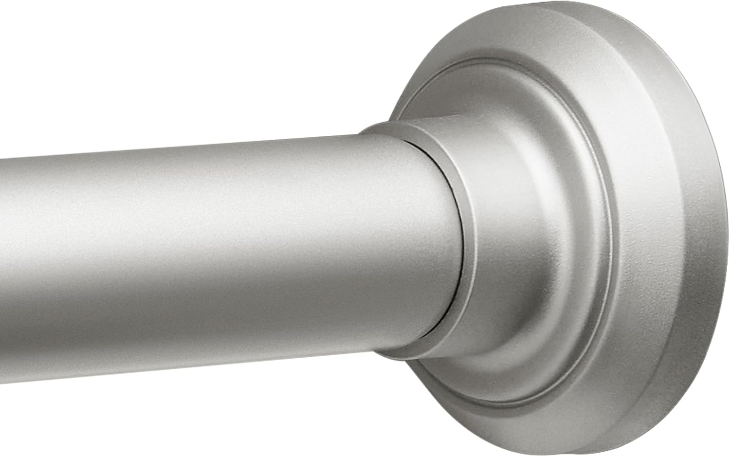Detalle de ENJOYBASICS FEB0501007 Shower Curtain Rod, 30–76 Inch, Nickel Stainless Steel