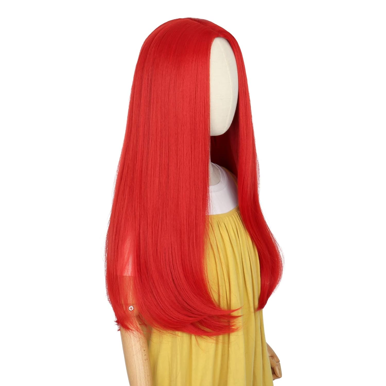 Detalle 2 de Yan Dream Red Straight Wig, 22.8-Inch Length