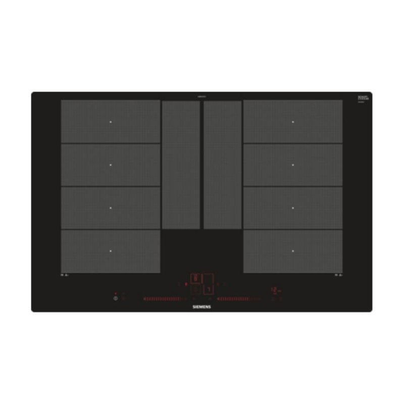 Detalle de Placa de inducción Siemens EX801LYC1E Negro Integrado 4 zonas