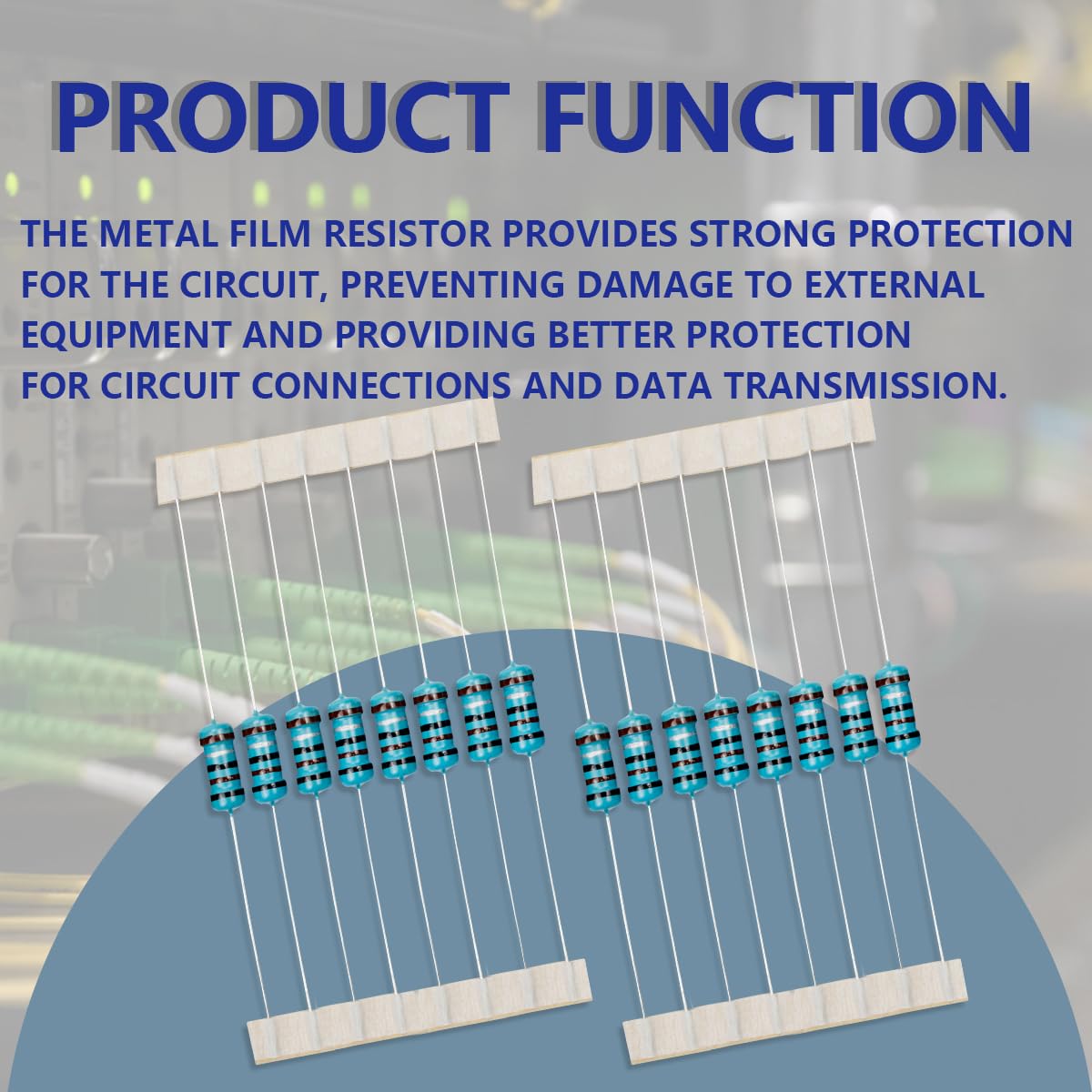 Thumbnail 3 de Innfeeltech 6,8 kΩ Metallfilm-Widerstand 100 Stück 🔌