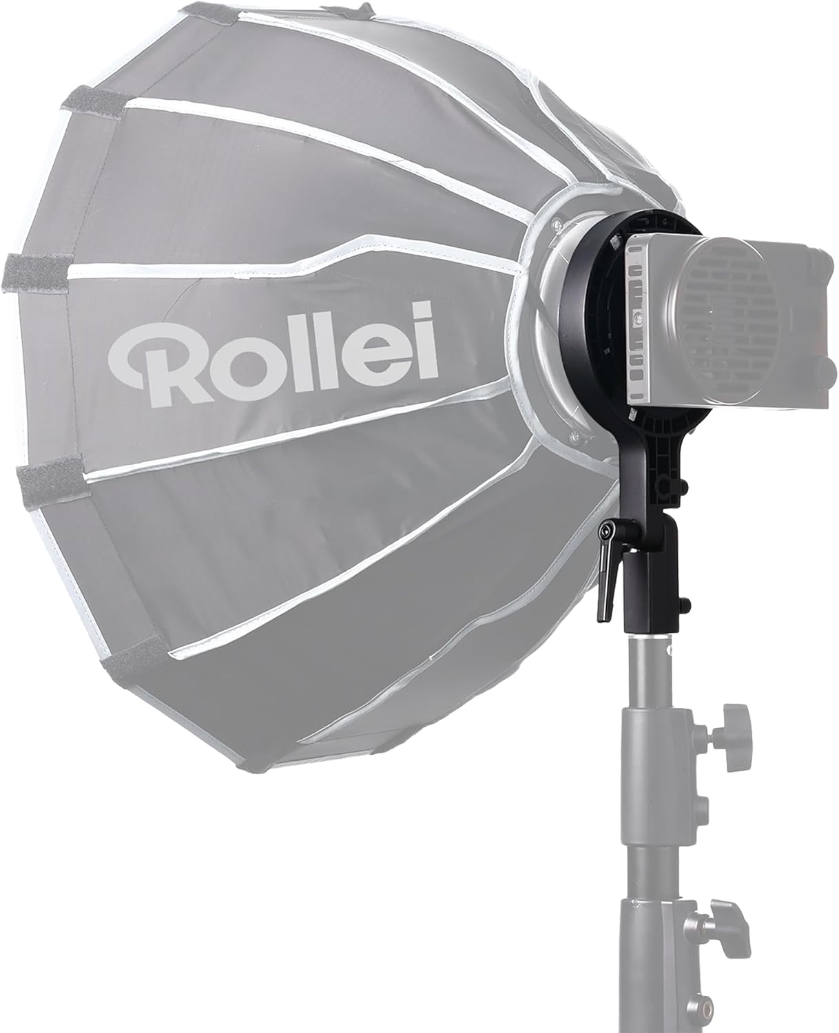 Detalle de Rollei LUX Bowens-Adapter – Vielseitige Beleuchtung für Ihre LUX-Lichter