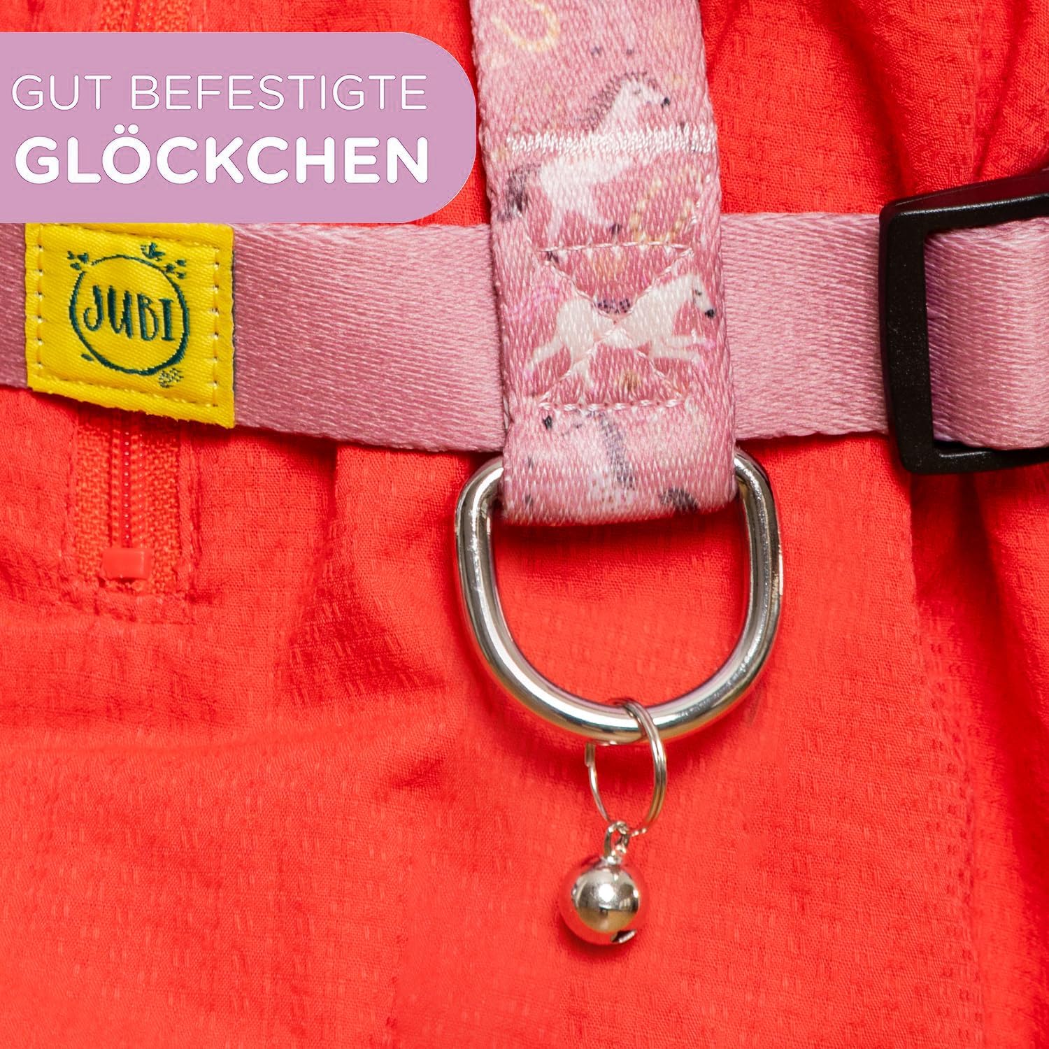 Thumbnail 4 de Jubi® Rosa Kinder-Pferdeleine – größenverstellbar, mit Aufbewahrungsbeutel