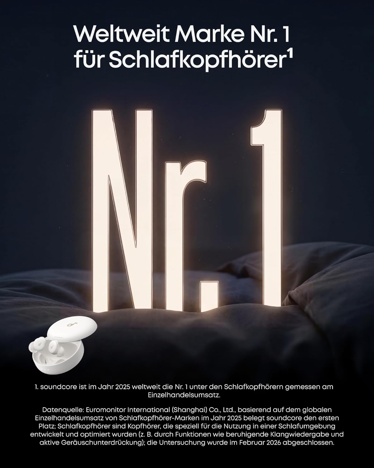 Thumbnail 1 de Soundcore Sleep A30 von Anker – Schlafkopfhörer mit adaptiver Schnarchmaskierung