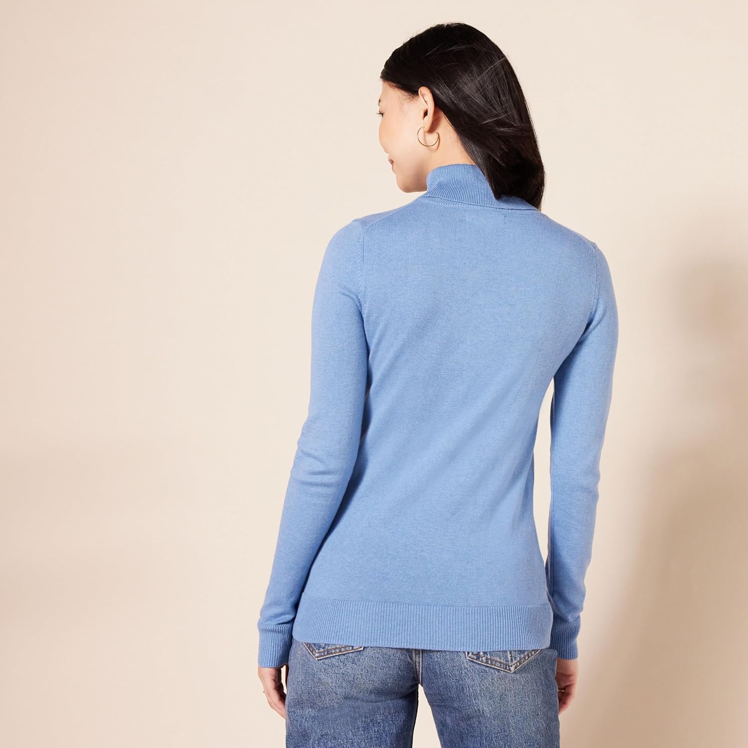 Thumbnail 1 de Amazon Essentials Damen Rollkragenpullover mit langem Arm – leichter Baumwollmix, klassischer Schnitt