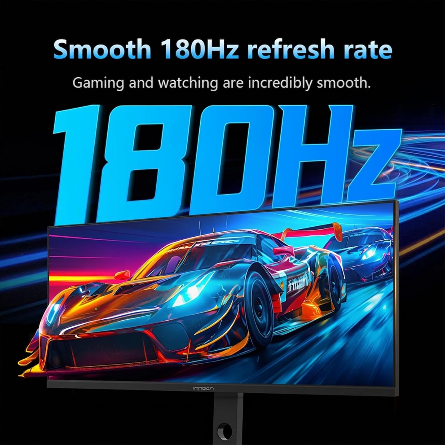 Detalle de INNOCN 34C1R 34-Inch Ultrawide IPS Monitor — WQHD 3440x1440, 180Hz, G-SYNC Compatible