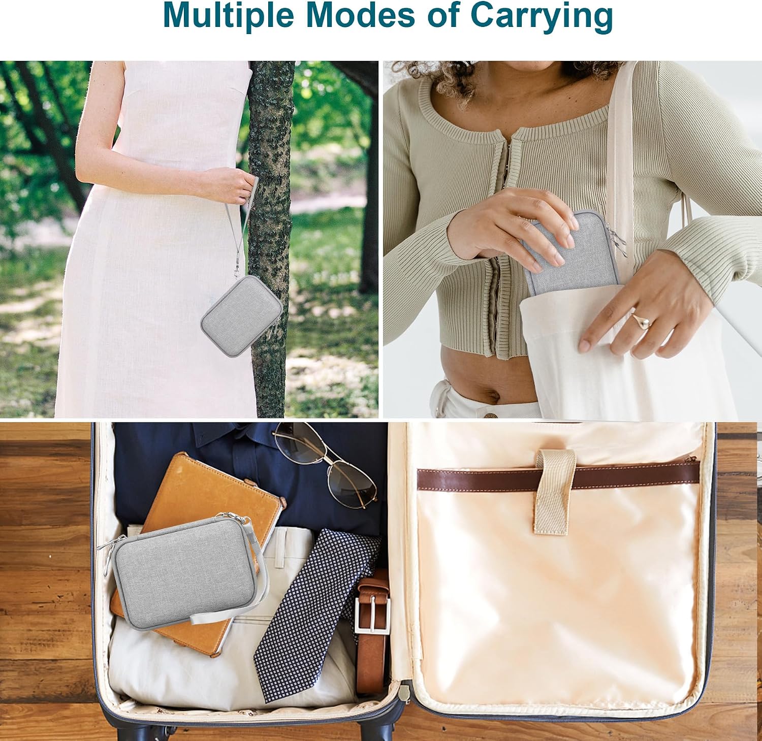 Detalle de Canboc instant photo printer carry case grey