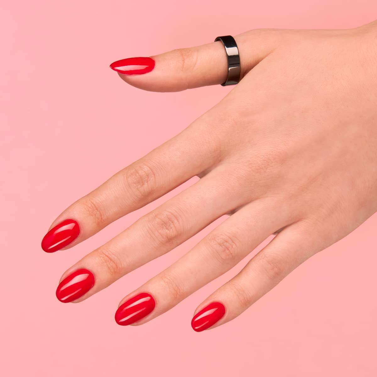 Detalle de Semilac UV Nagellack Hybrid 063 Legendary Red (11 ml)