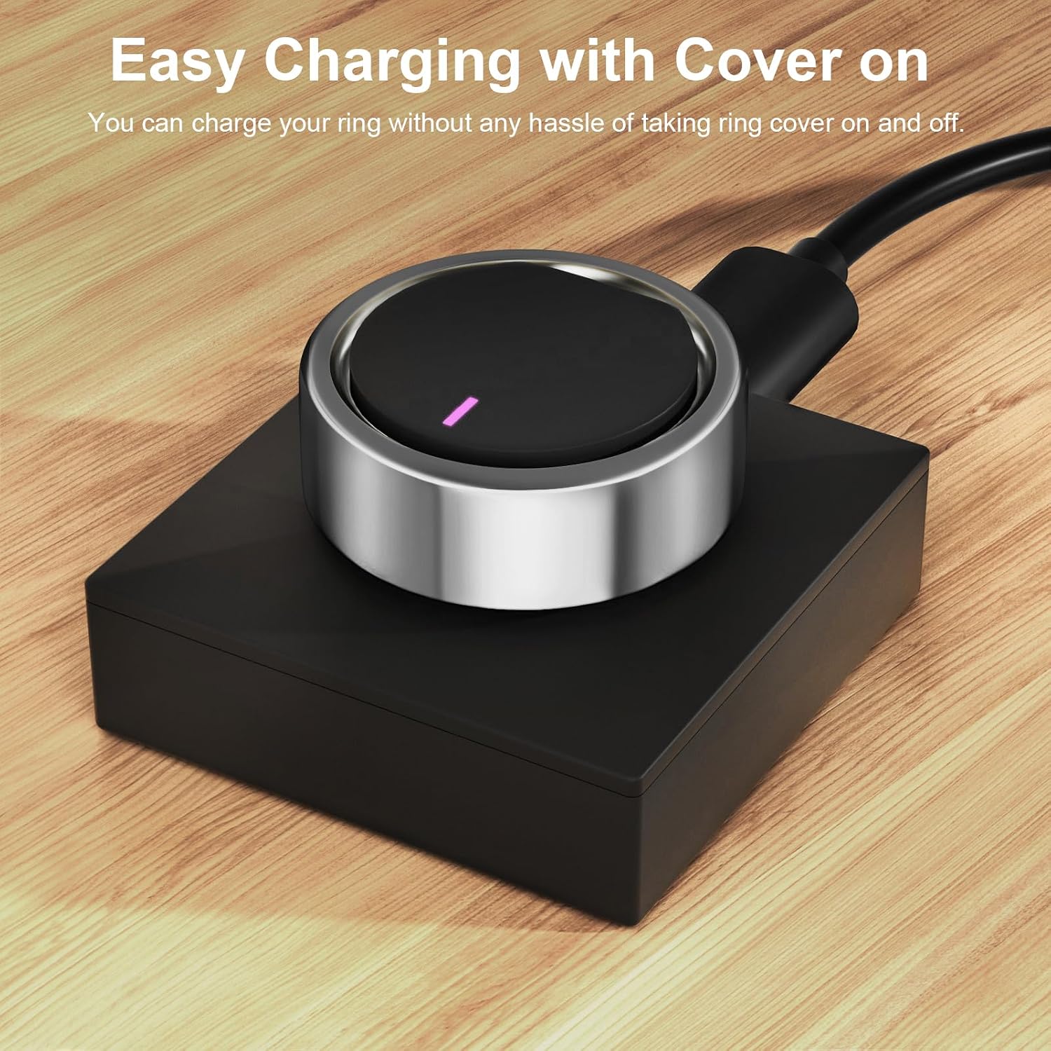 Thumbnail 2 de 3 Pack TPU Ring Covers for Oura Ring Gen 3/4 and Ultrahuman — Anti-Scratch Protection in Silver, Gold & Rose Gold (Size 8)