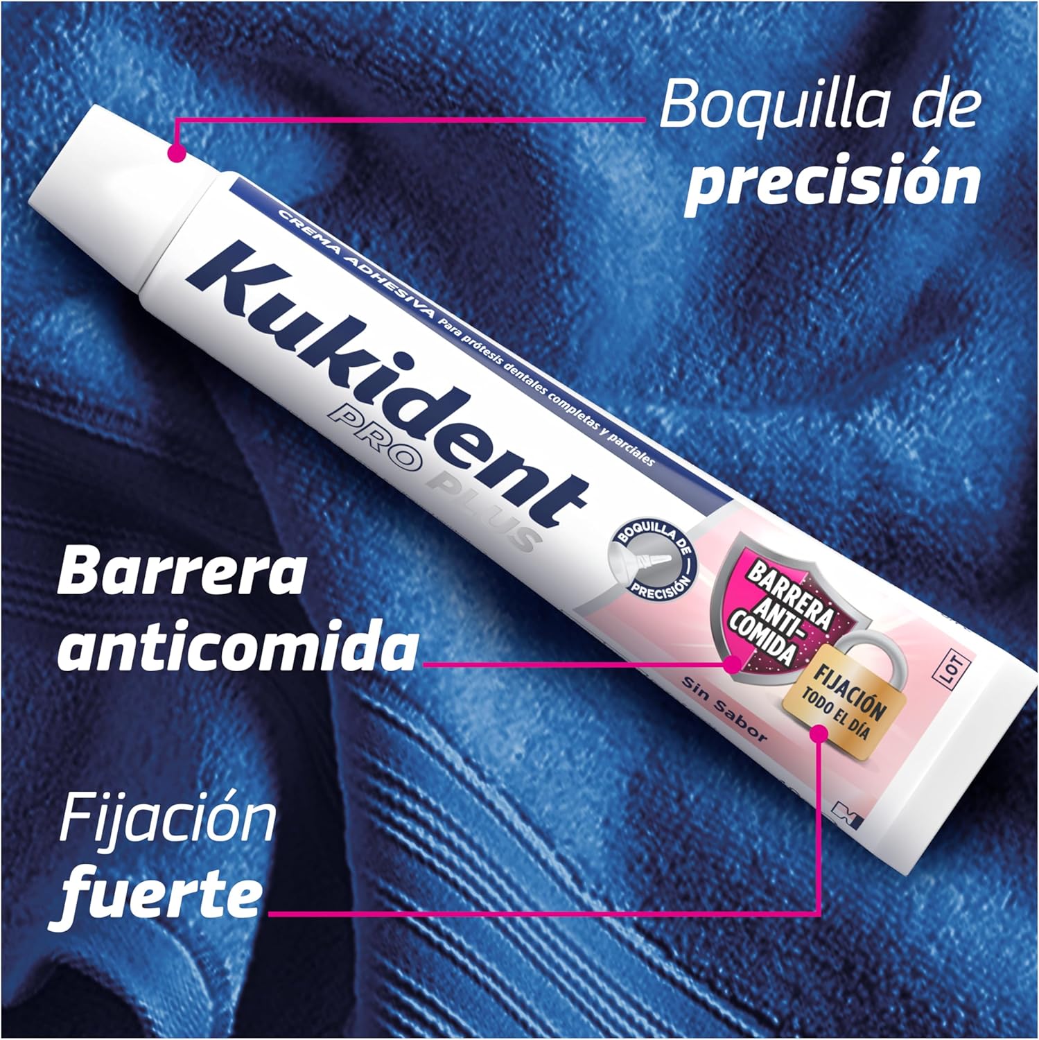 Thumbnail 2 de Kukident Pro Plus Crema adhesiva 3x40 g