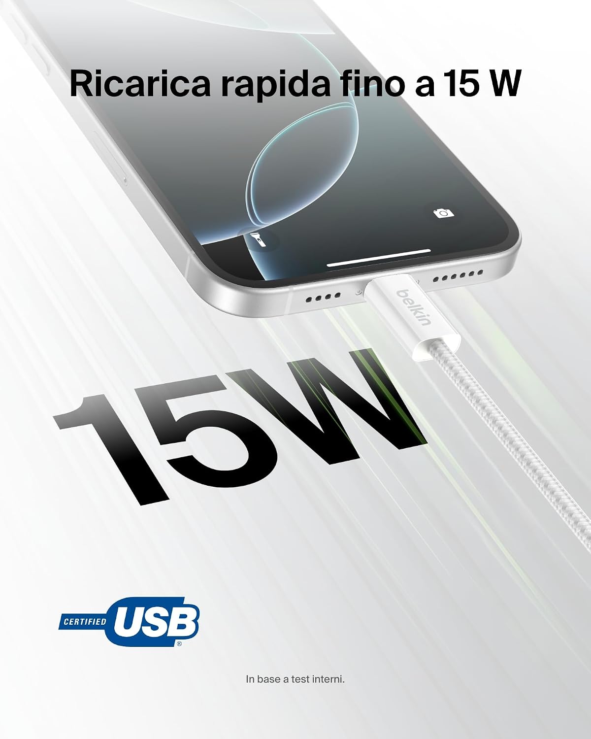 Thumbnail 1 de Belkin cavi USB-A USB-C 1,5 m