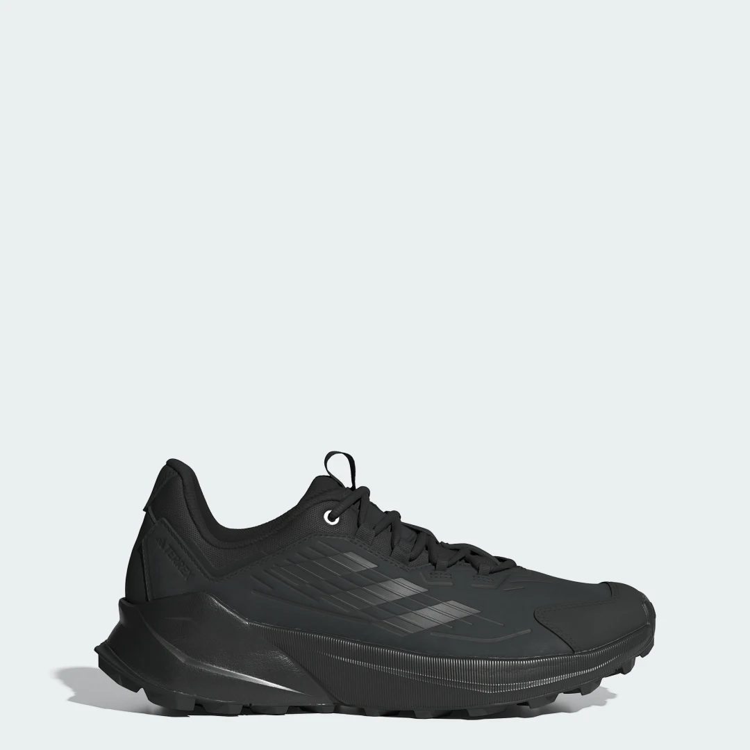 Detalle de Adidas Terrex Trailmaker 2.0 Leather Hiking Negro: Zapatilla para senderismo ligero