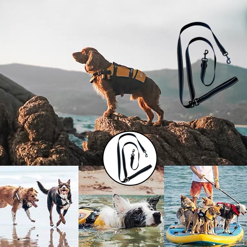 Thumbnail 6 de Double-Ended Reflective Dog Lead — Anti-Pull, Non-Tangle for Medium and Large Dogs