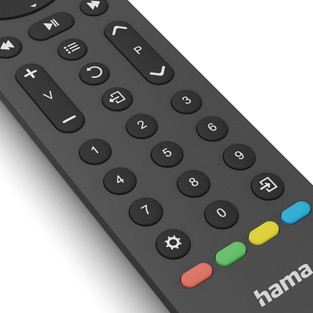 Detalle de Hama Télécommande Universelle Infrarouge TV (jusqu’à 8 appareils) avec apprentissage et touches Streaming