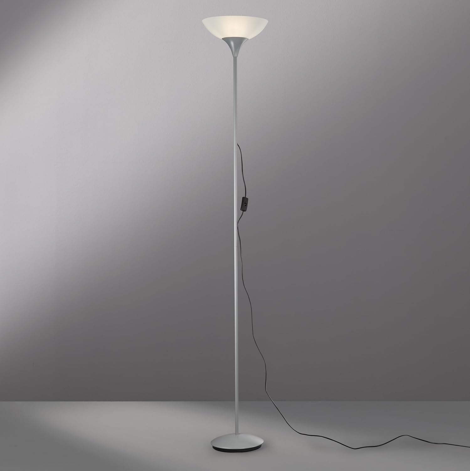 Thumbnail 1 de Reality Lampadaire Dezwo 1xE27 – Titane, Ø230 x H180 cm, IP20, 100 W
