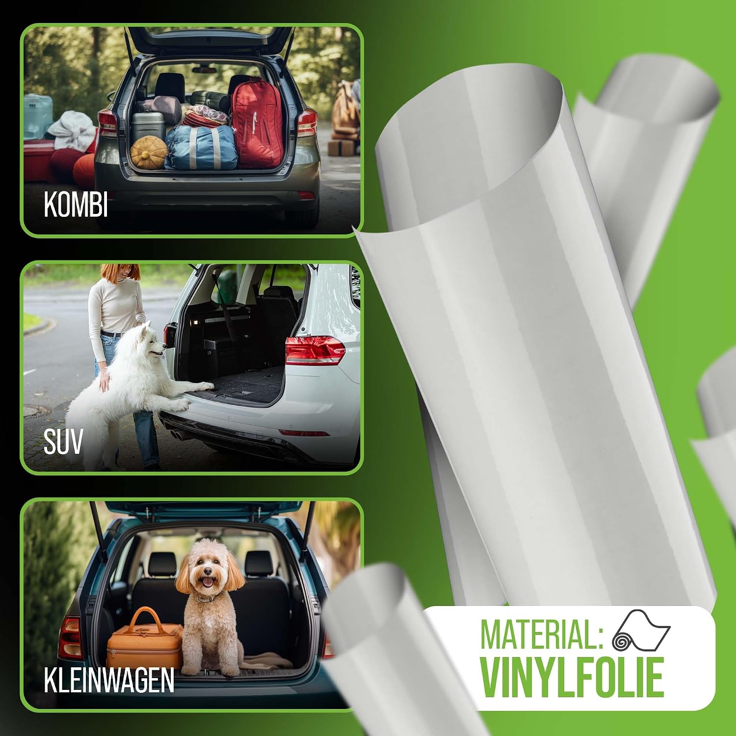 Detalle de GD-Shield Auto-Ladekantenschutz für VW T6 Multivan (2015–2019) – Lackschutzfolie-Set inkl. Rakel & Mikrofasertuch