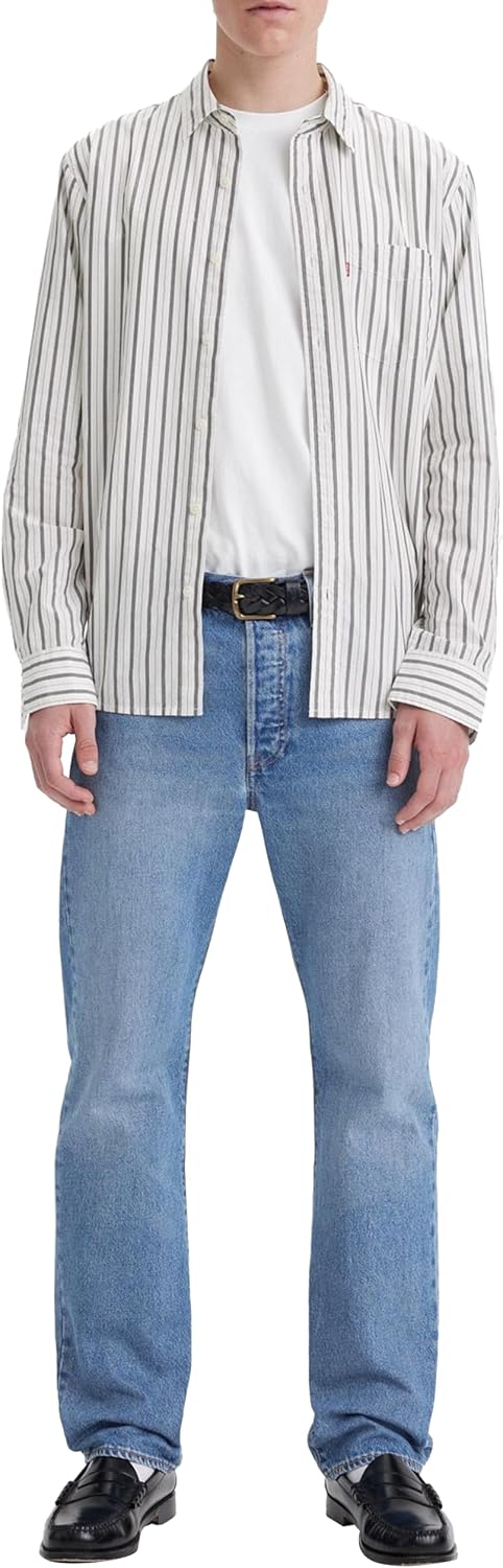 Detalle de Levi's 501 Original Fit Jeans Uomo - 33W/32L, Chemicals