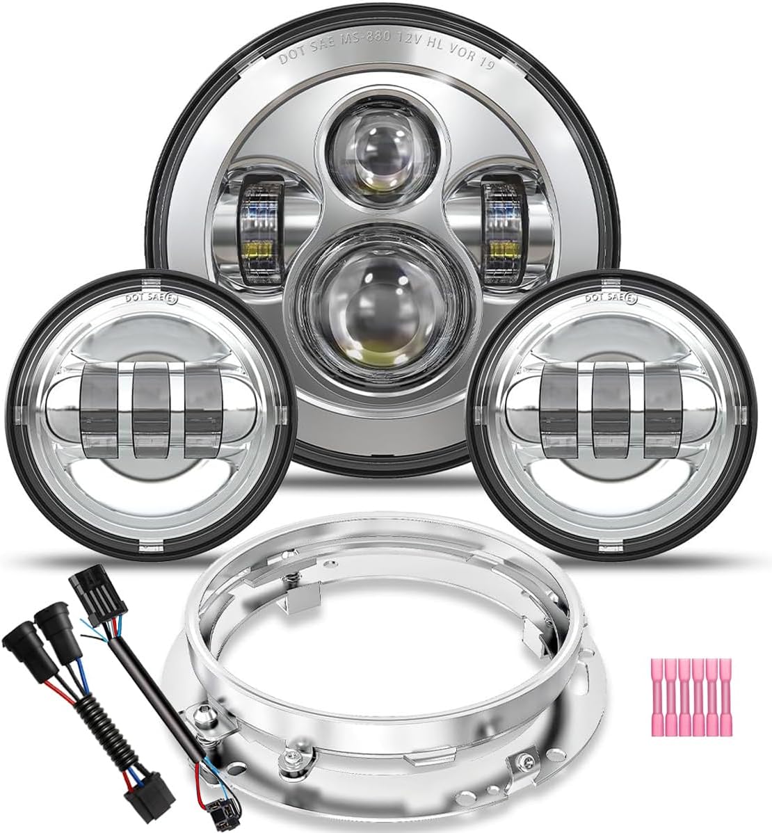 Detalle de TRUCKMALL 7 inch LED Headlight 4000lms