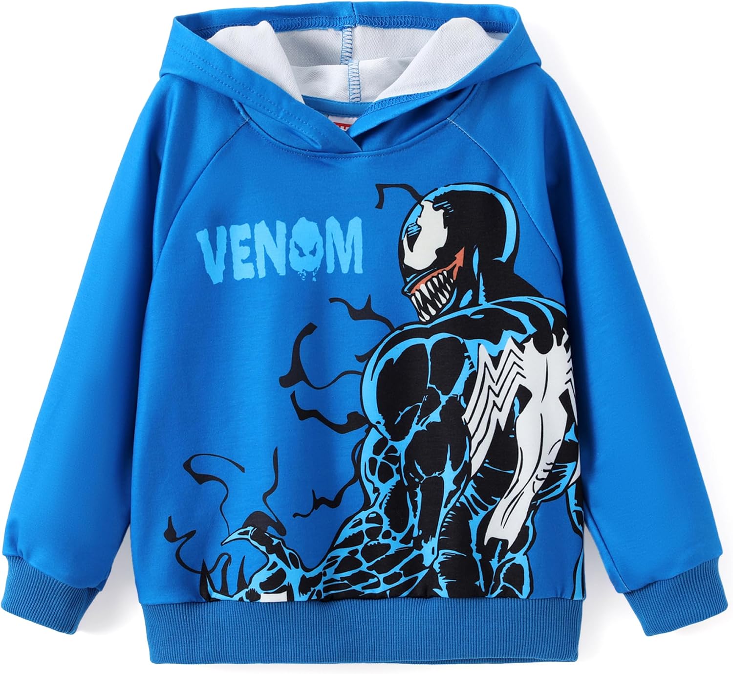 Detalle de Marvel Venom Kids' Hoodie, Navy Pullover with Stretch Fabric, Ages 2–9