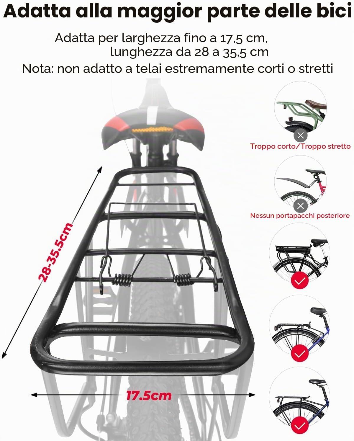 Detalle de KEMIMOTO Borse per Bici 2 in 1 da 8L: impermeabile, versatile e facile da montare