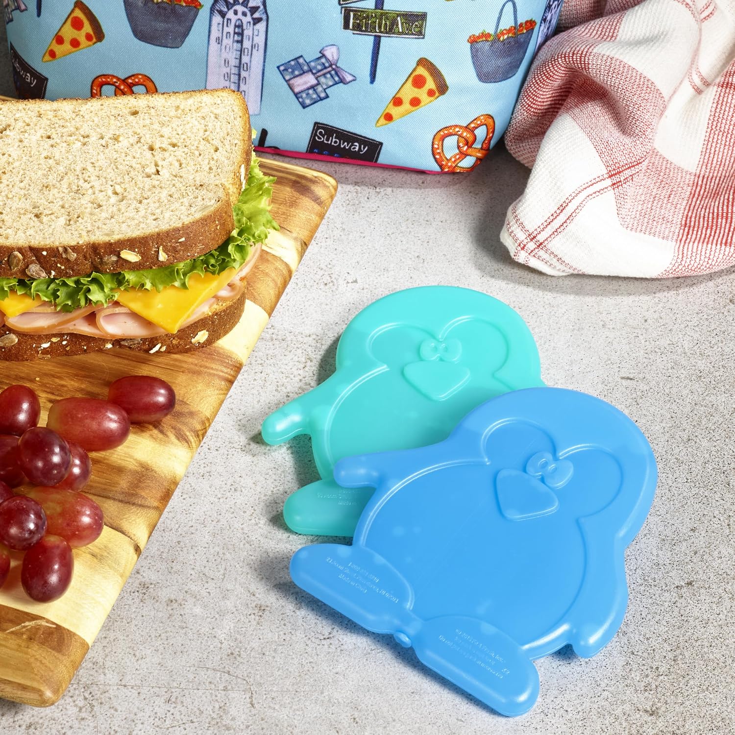 Detalle de Cool Coolers Kids Lunch Box Ice Packs