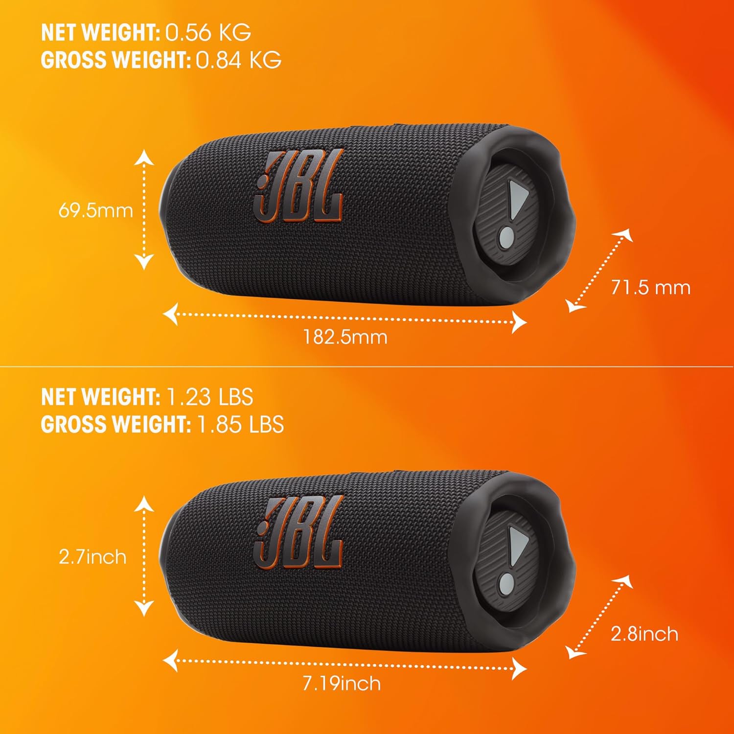 Thumbnail 4 de JBL Flip 7 Wireless Portable Bluetooth Speaker