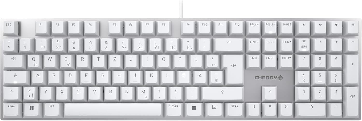Thumbnail 6 de CHERRY KC 200 MX (QWERTZ) mechanische Office-Tastatur mit MX2A Brown, Kabel & eloxierter Metallplatte – schwarz/bronze