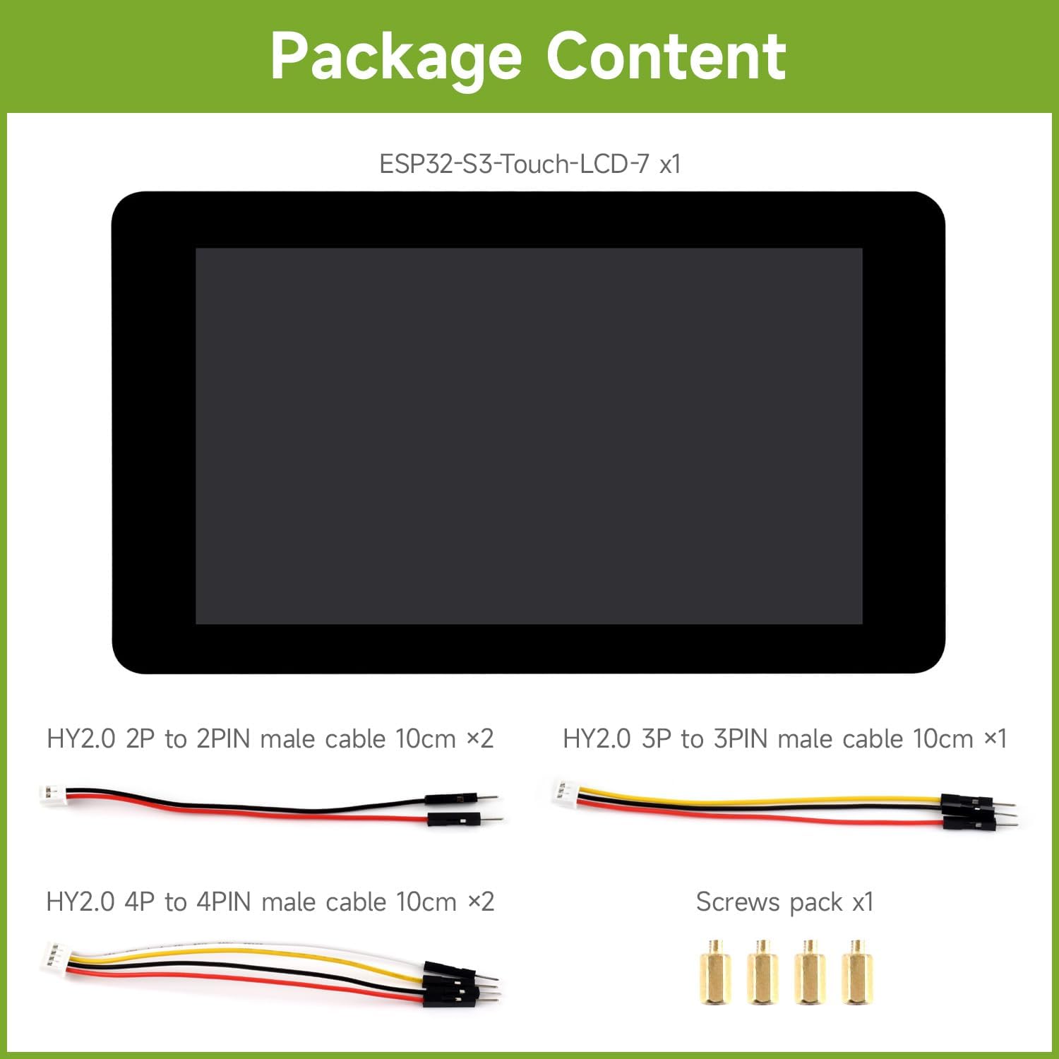 Detalle 2 de WaveShare ESP32-S3-Touch-LCD-7 7インチタッチLCD開発ボード、800×480・5点タッチ対応