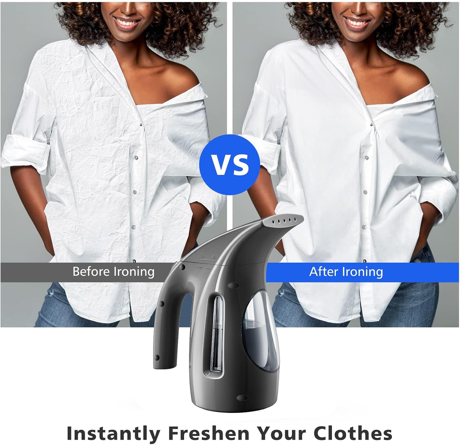 Thumbnail 2 de HiLIFE Steamer 700W Portable Garment Steamer