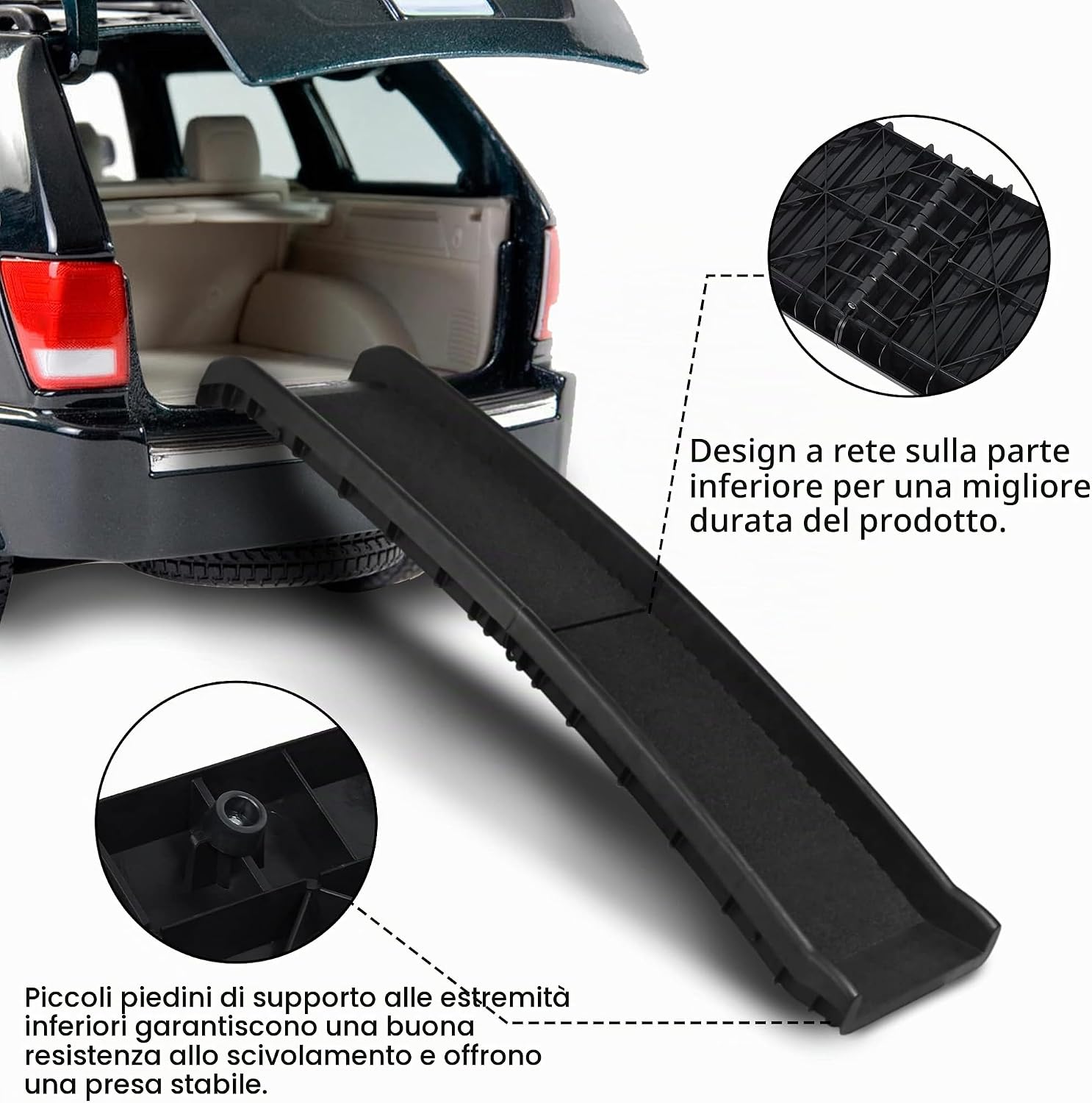 Detalle de ACXIN Rampa per cani pieghevole: 156 x 40 cm, portata 90 kg