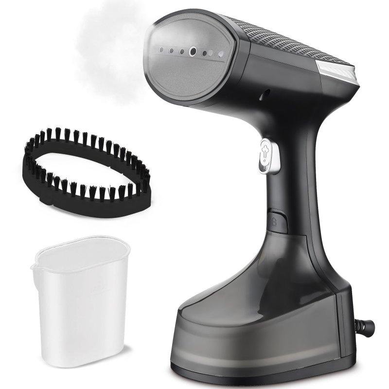 Detalle 2 de Plancha vertical Grunkel Pv-1600gs 1600W: vapor continuo y depósito de 310 ml para prendas en vertical
