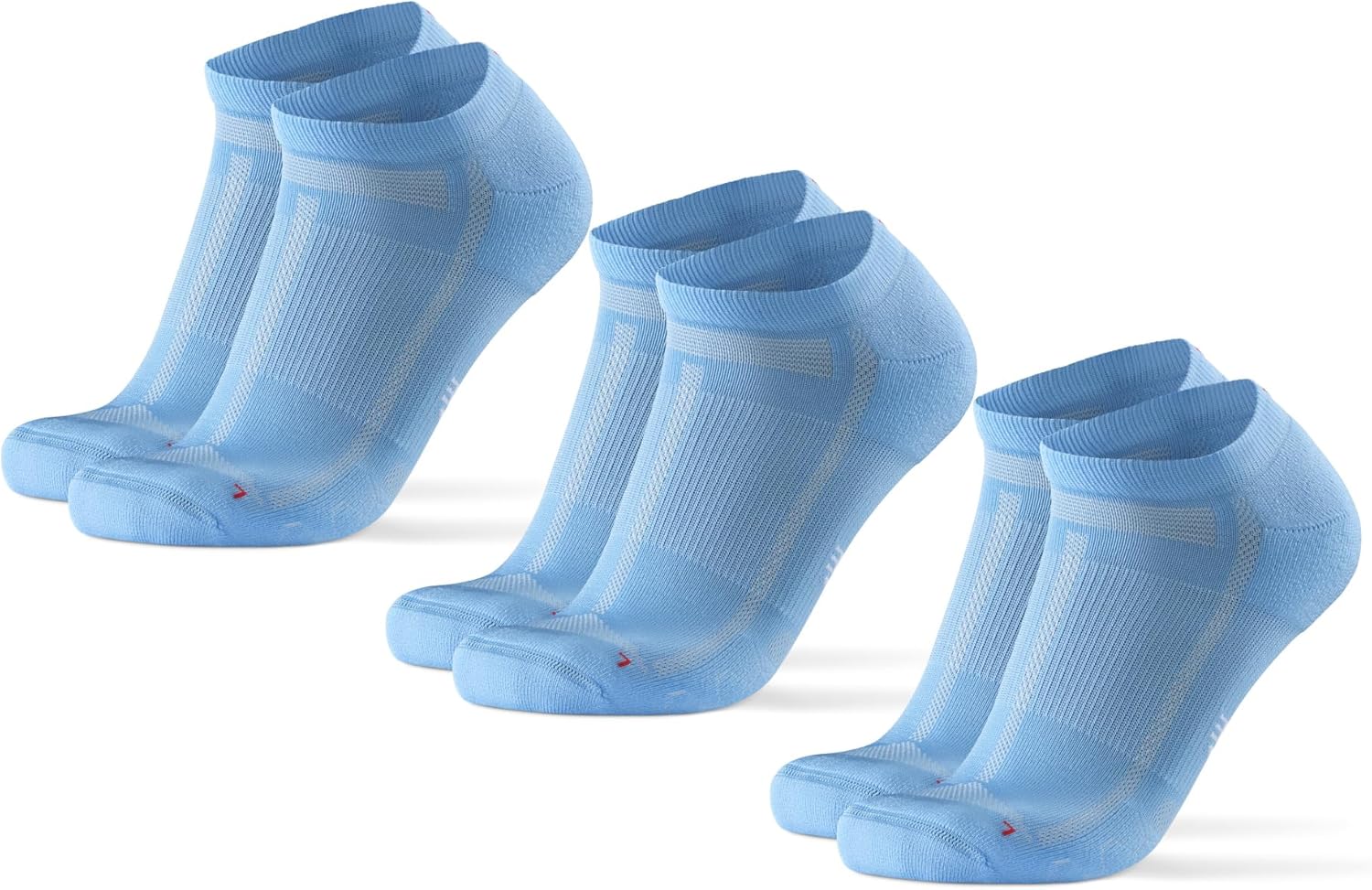 Thumbnail 6 de DANISH ENDURANCE Chaussettes Courtes Running Longue Distance (3 paires) anti-ampoules, séchage rapide