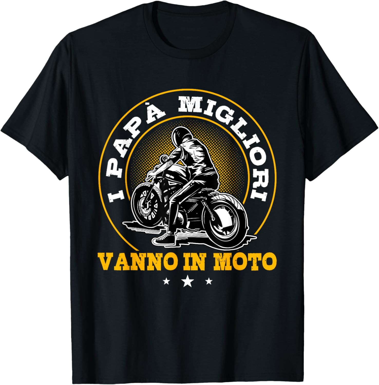 Detalle de Motociclista I Papà Migliori Vanno In Moto Maglietta