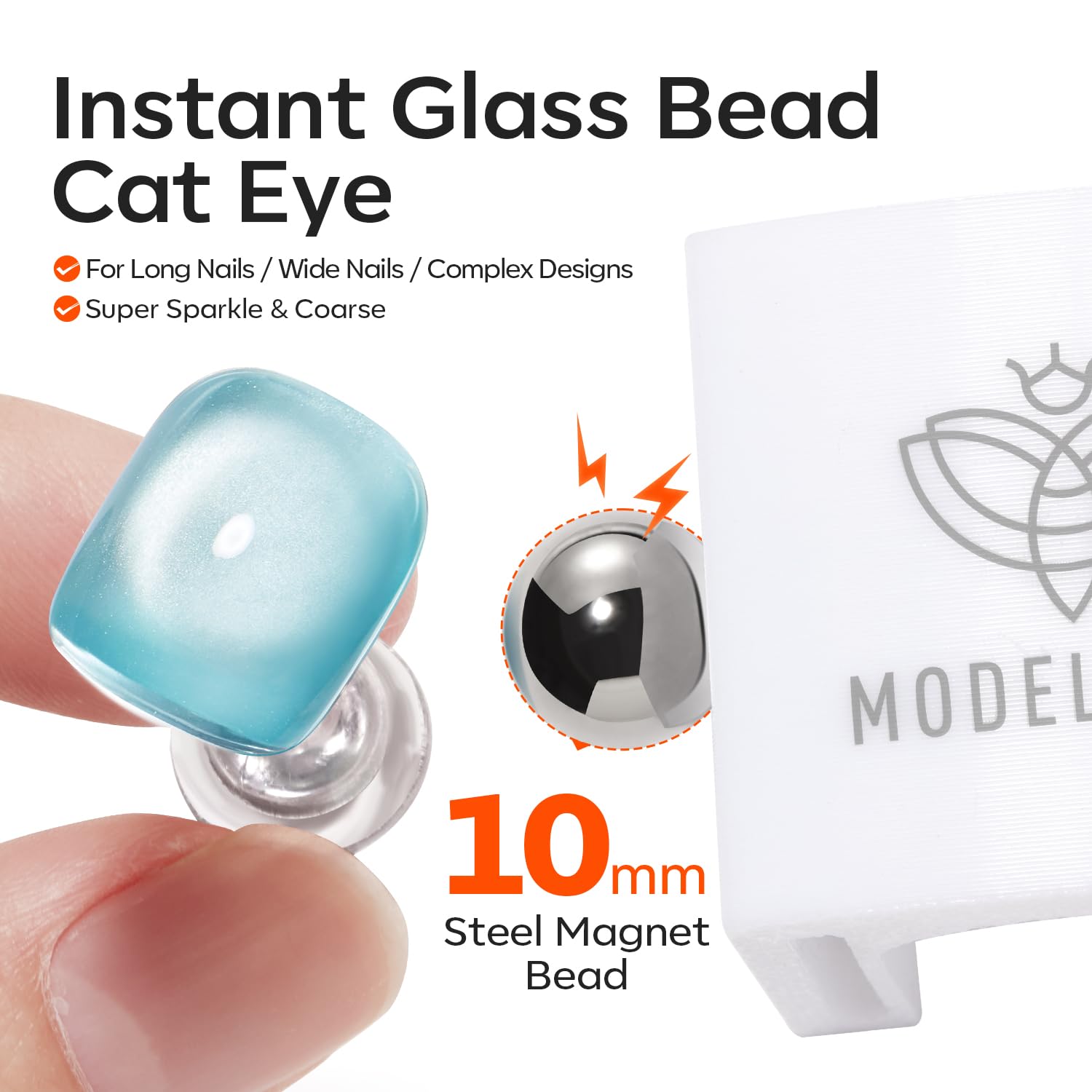 Detalle de modelones Cat Eye Magnet 10mm