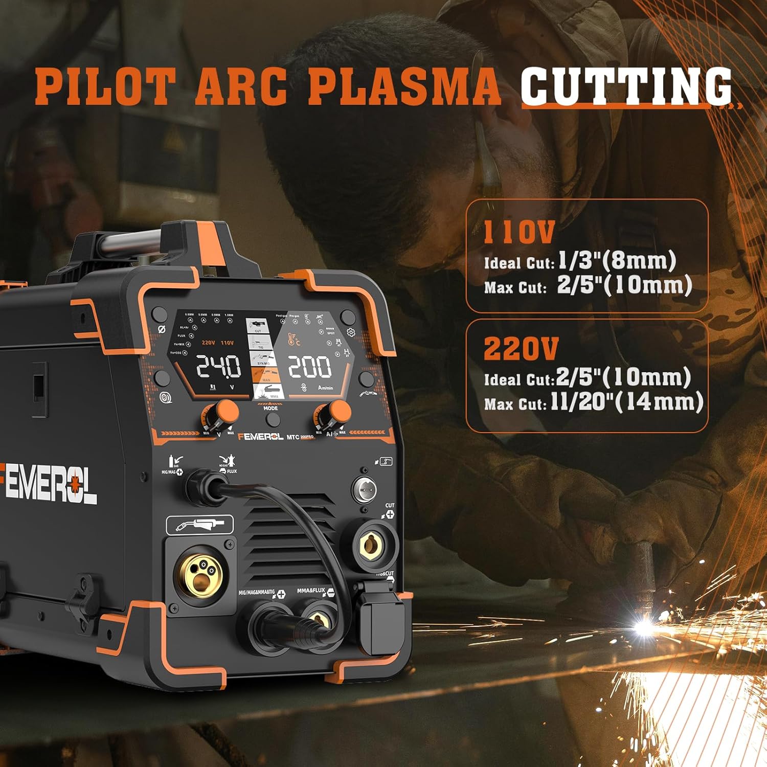 Thumbnail 3 de FEMEROL Combo 6-in-1 200A Multi-Process Welder