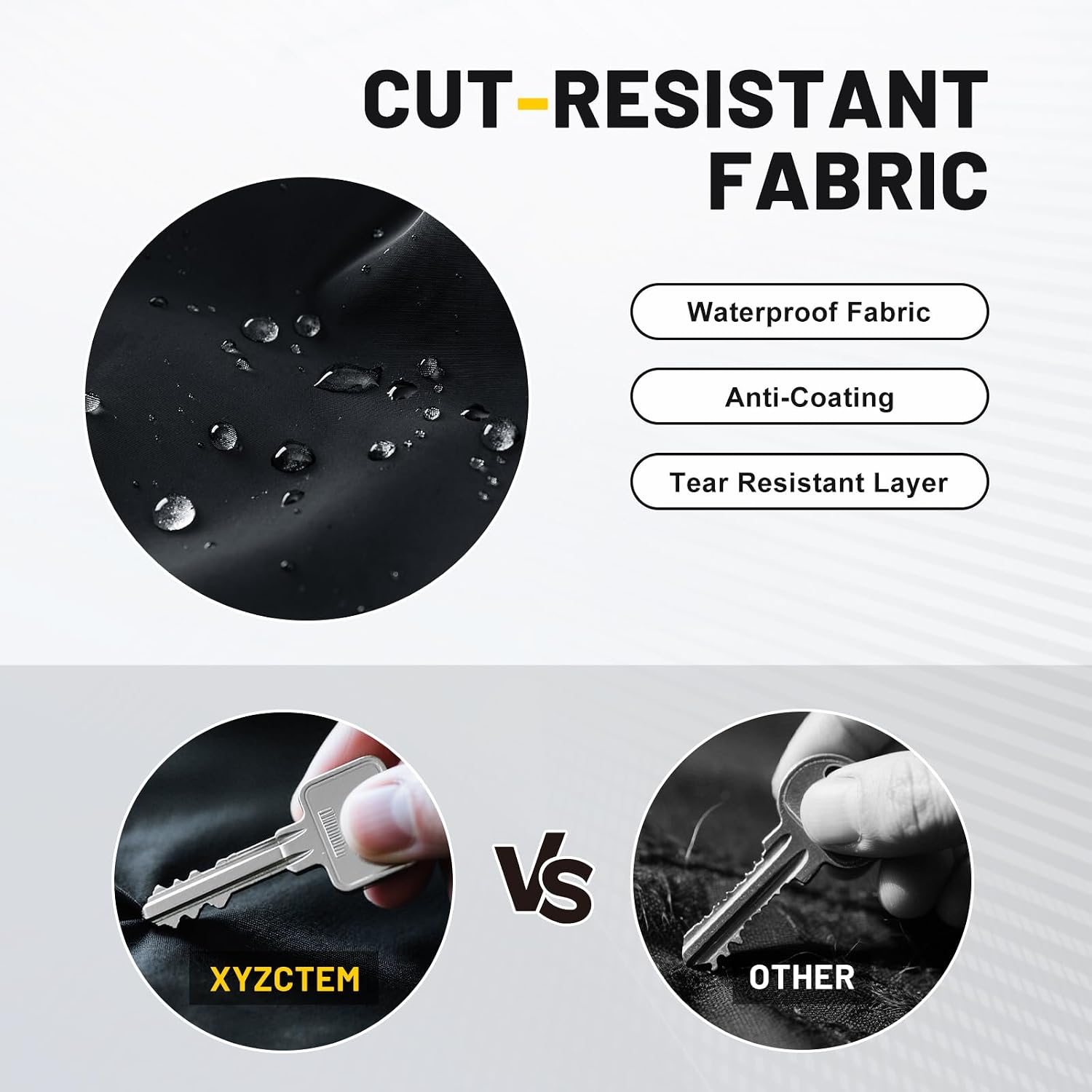 Thumbnail 2 de XYZCTEM Motorcycle Cover 116-Inch Fit